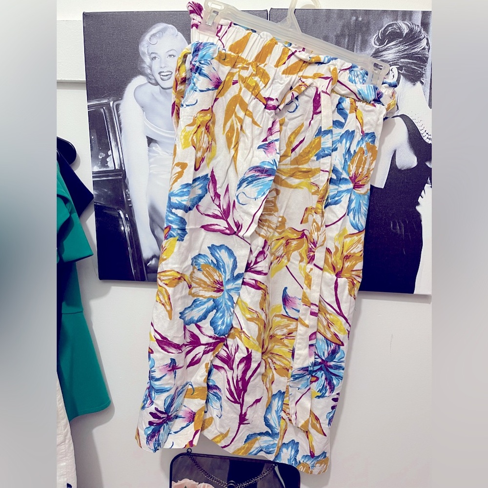 Summer/ Caribbean Vacation floral skirt
